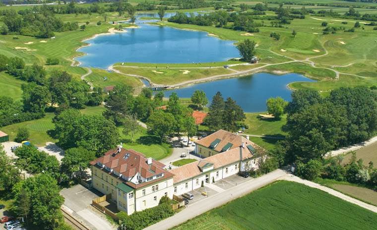 Diamond Country Club, championship course beside the water at Atzenbrugg near Vienna, Austria