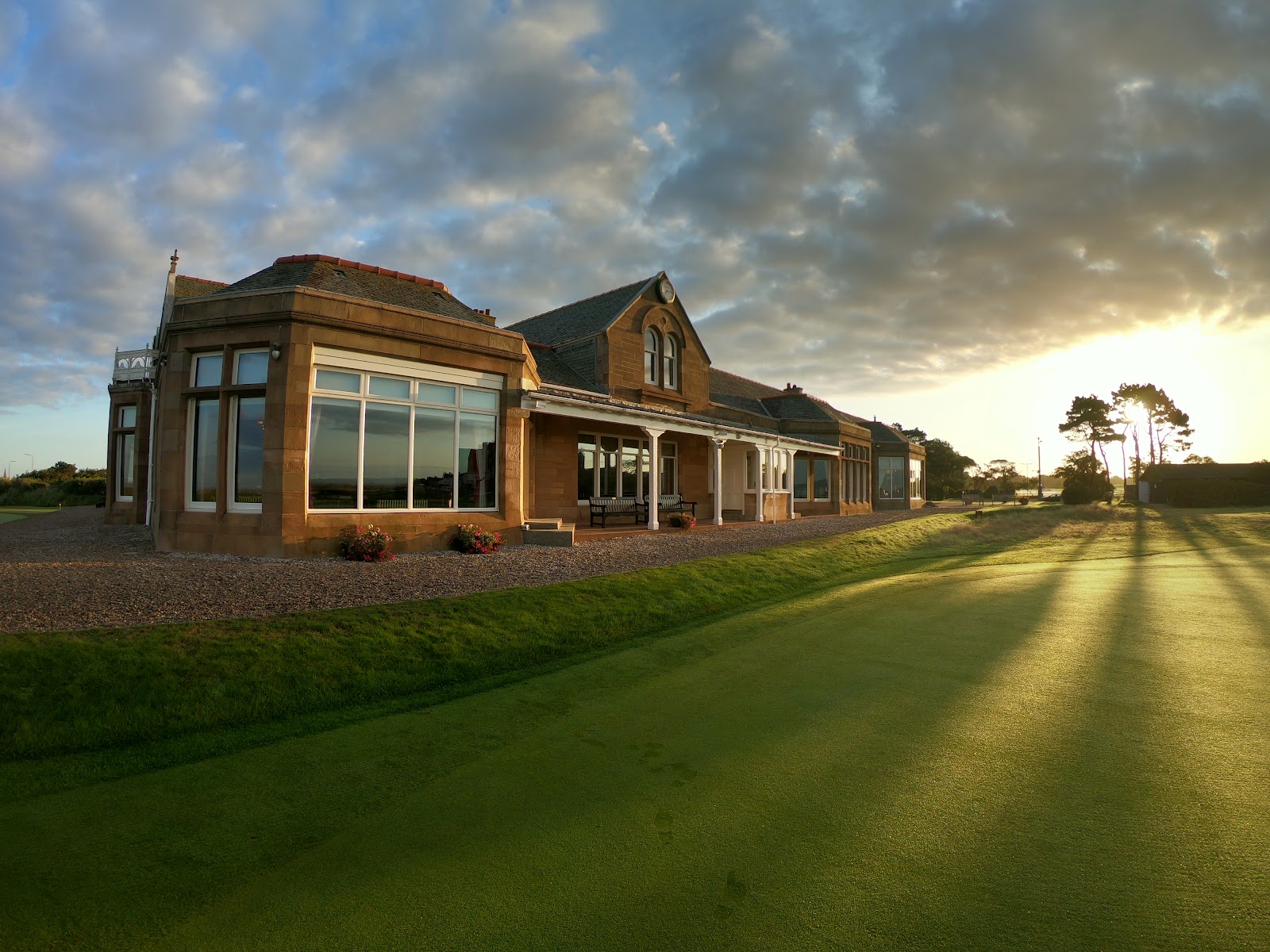 The links at Royal Troon Golf Club along the Firth of Clyde, Ayrshire, Scotland