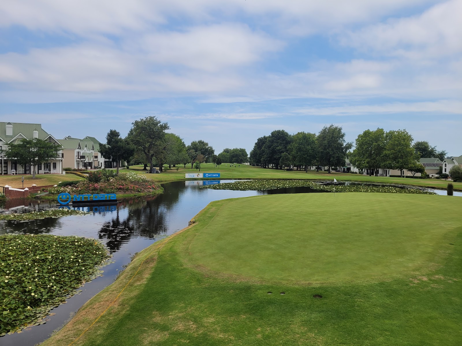 Fancourt golf estate beneath the Outeniqua Mountains near George on South Africa's Garden Route