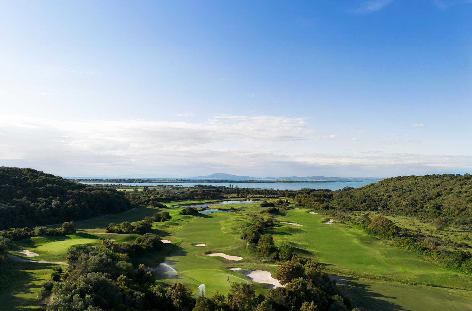 Argentario Golf Club, fairways in the Maremma hills of Tuscany