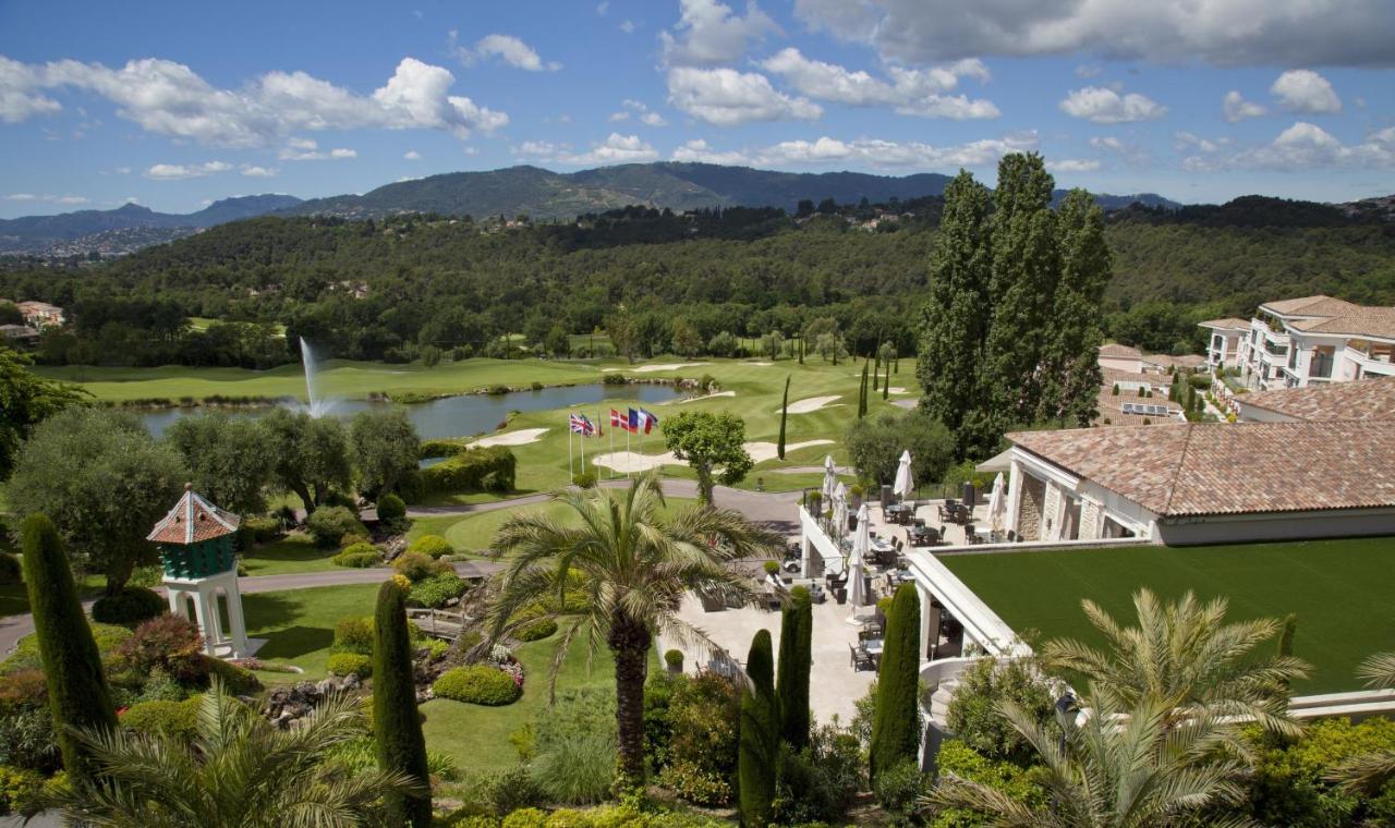 Royal Mougins Golf Resort fairways winding through a wooded valley in the hills above Cannes on the French Riviera