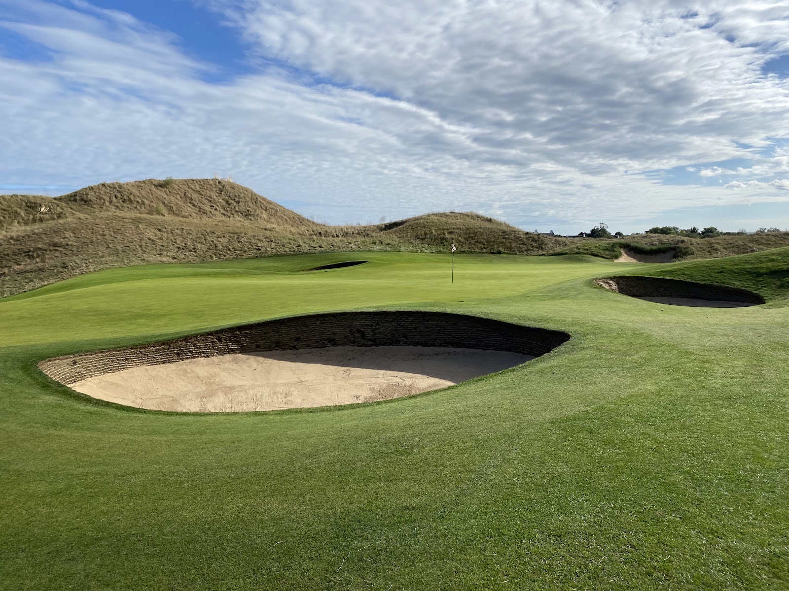 Royal St George's links among the dunes at Sandwich on the Kent coast, England