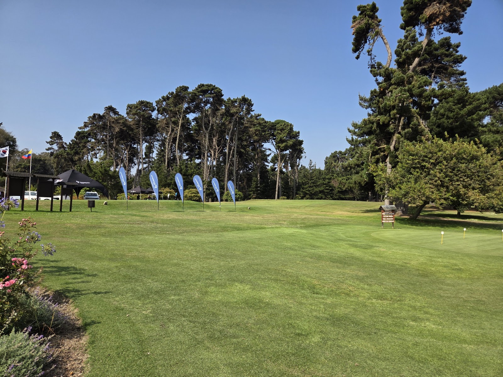 A golf course in Chile beneath the Andes, the setting for a South American golf trip