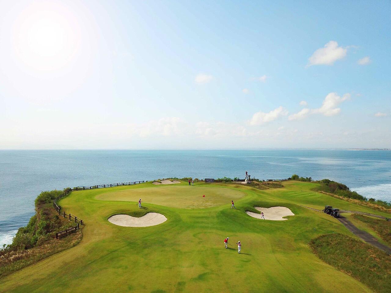 New Kuta Golf, Bali, clifftop oceanfront fairways in Indonesia