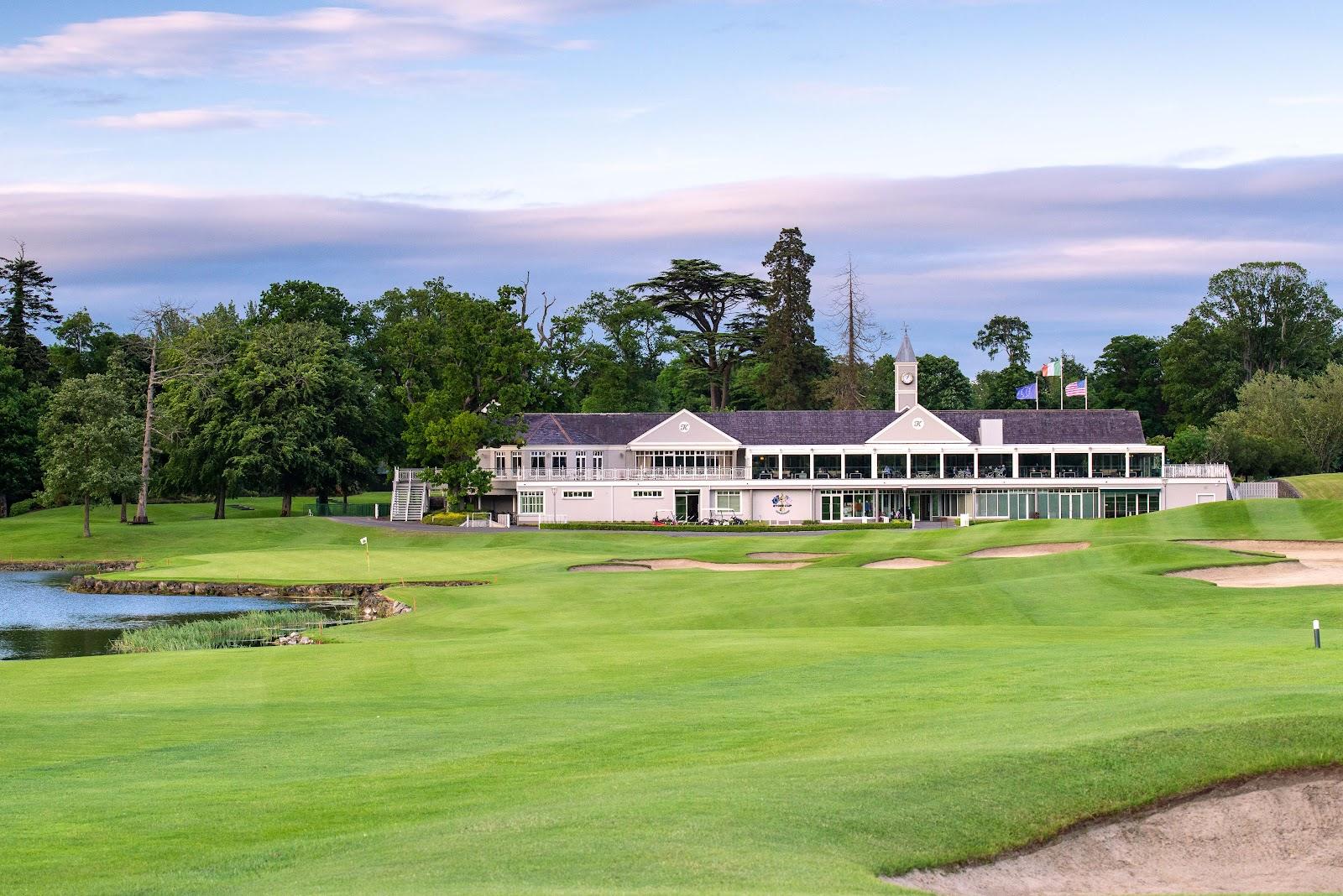 The Palmer North course at the K Club, Straffan, County Kildare, parkland by the River Liffey