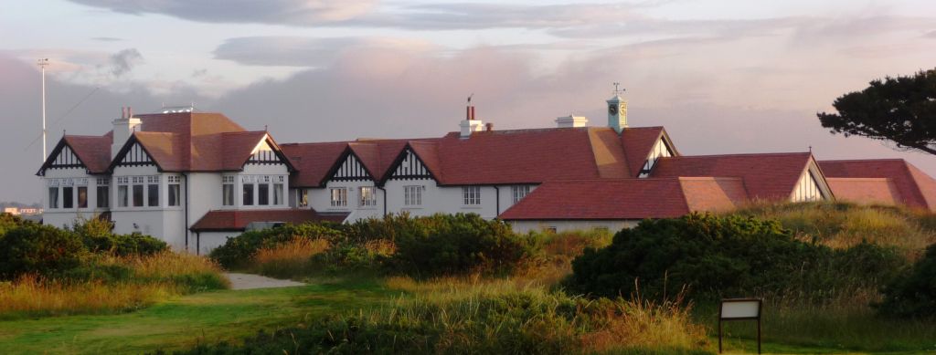 Portmarnock Golf Club links on the coast near Dublin, Ireland