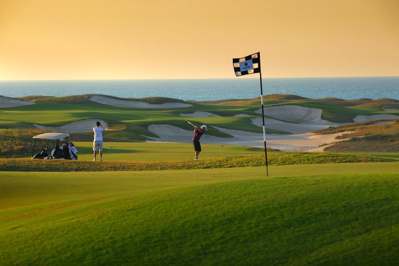 Saadiyat Beach Golf Club, a Gary Player beachfront course in Abu Dhabi, United Arab Emirates
