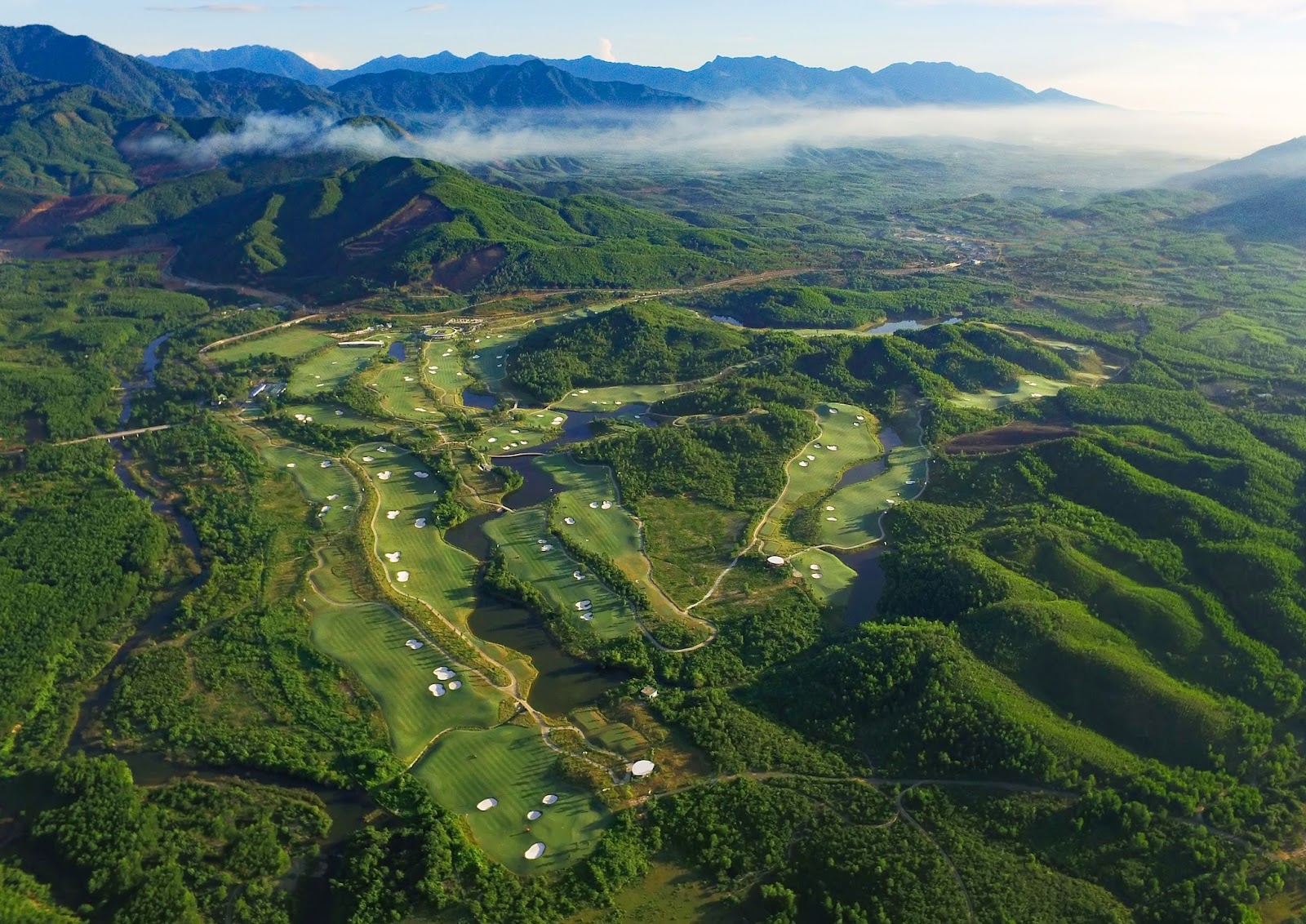 Ba Na Hills Golf Club near Danang, Vietnam, a Luke Donald mountain course on a buddies golf trip