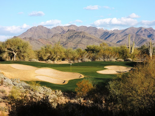 Grayhawk Golf Club Raptor course in north Scottsdale, Arizona