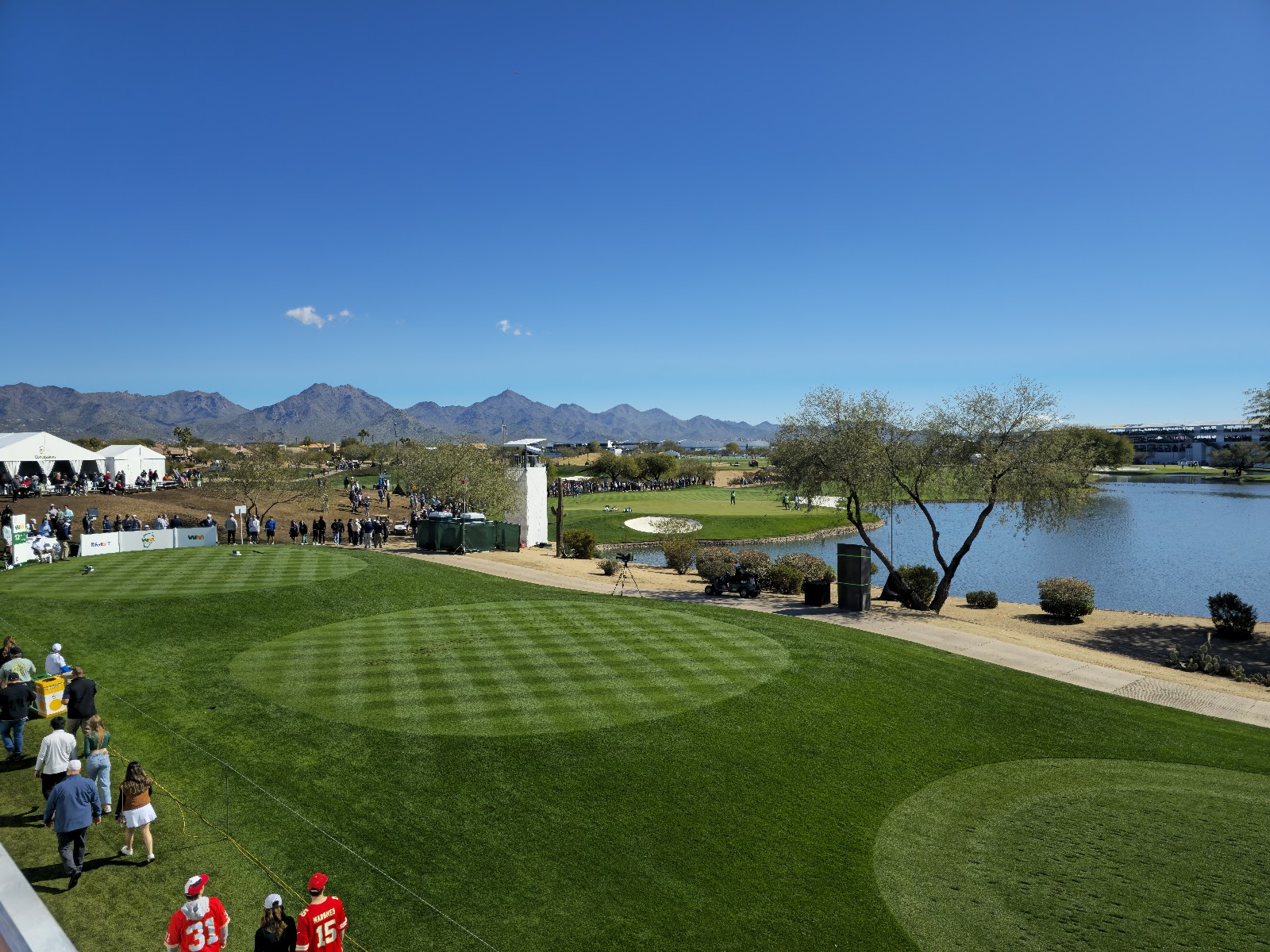 TPC Scottsdale Stadium course in the Arizona desert, the marquee round of a buddies golf trip