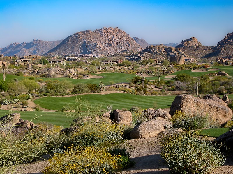 Troon North Monument course in the north Scottsdale desert, Arizona