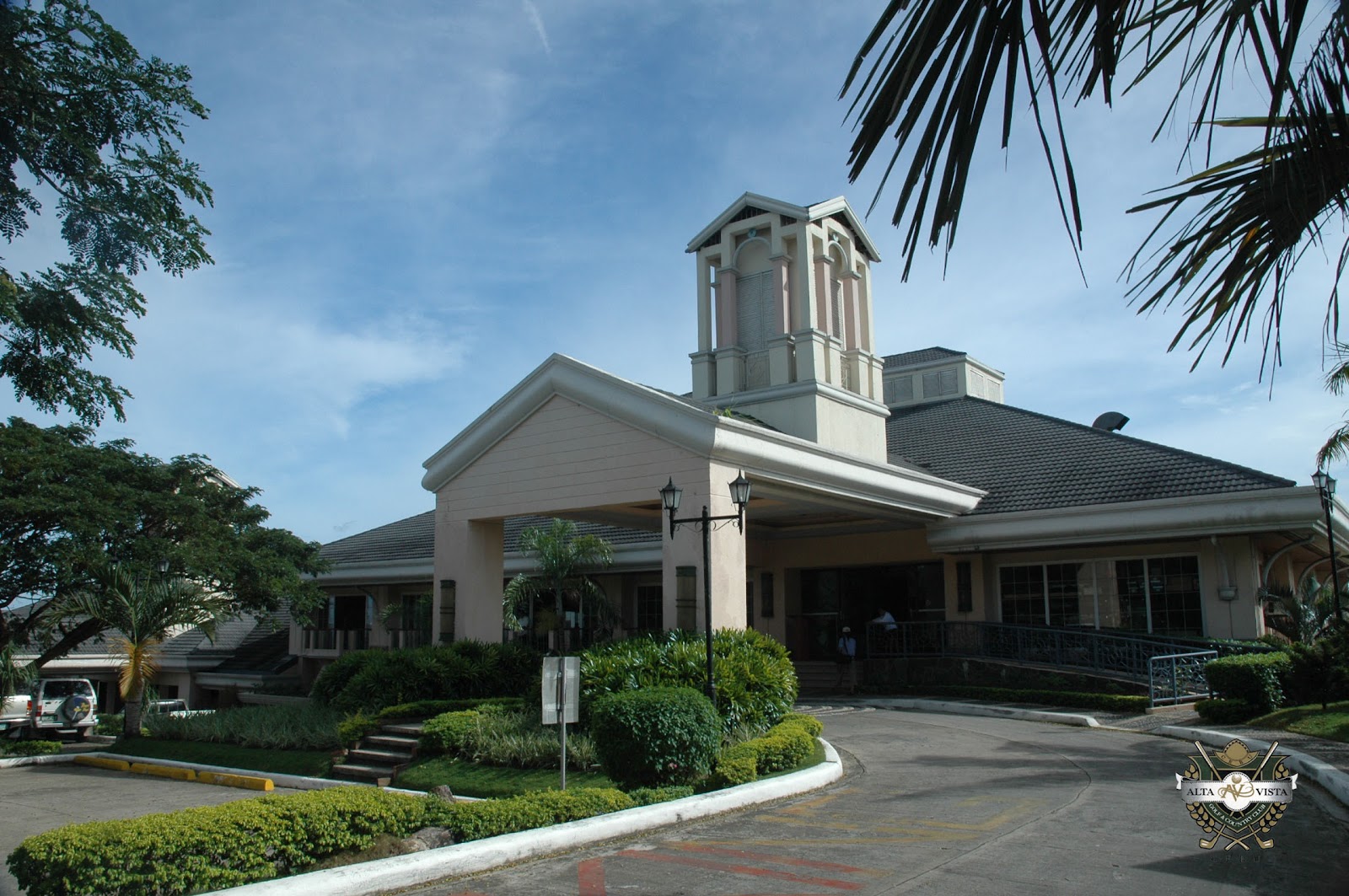 Alta Vista Golf and Country Club fairway in the hills above Cebu City, Philippines