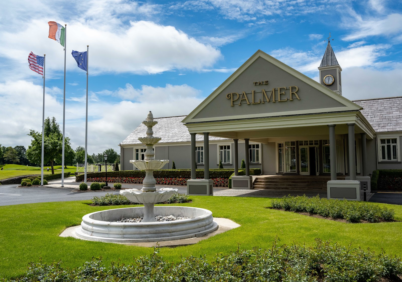 The K Club, Arnold Palmer designed parkland and the River Liffey, County Kildare, Ireland
