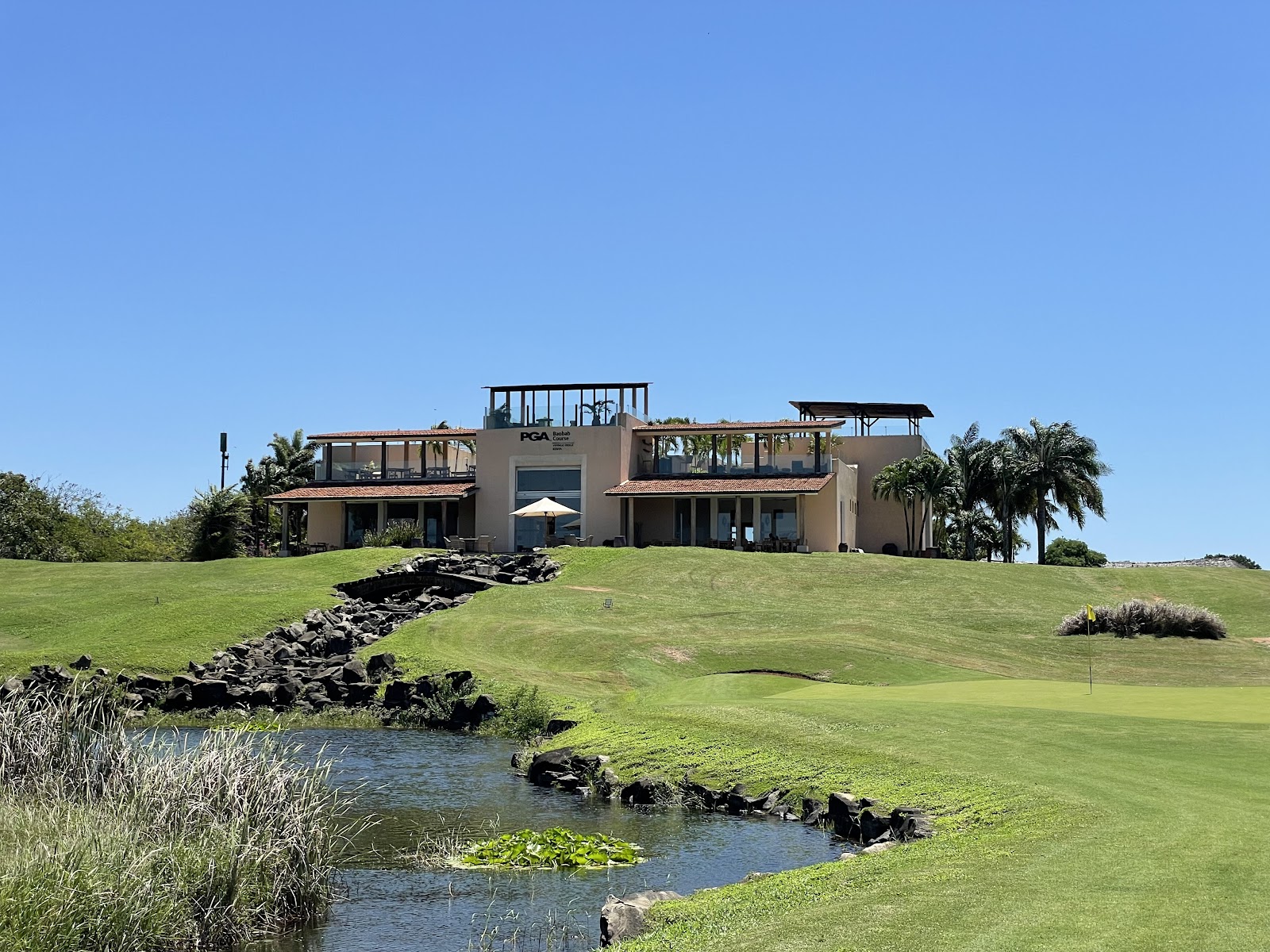 Vipingo Ridge fairway above the Indian Ocean on the Kenyan coast