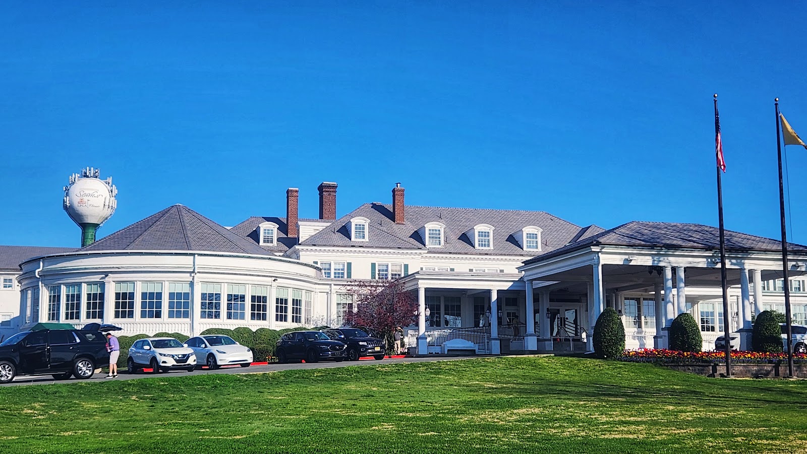 The Bay Course at Seaview near Atlantic City, New Jersey, Donald Ross holes along Reeds Bay