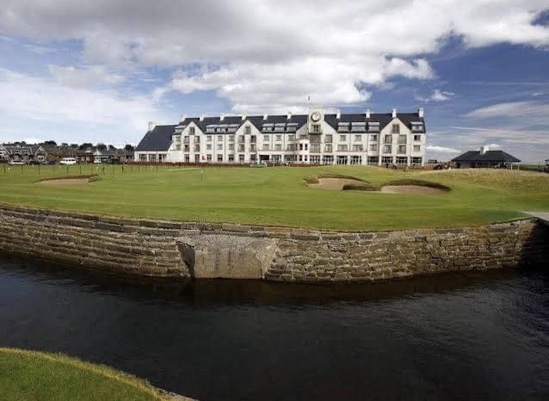 Carnoustie Golf Links Championship course on the Angus coast, Scotland