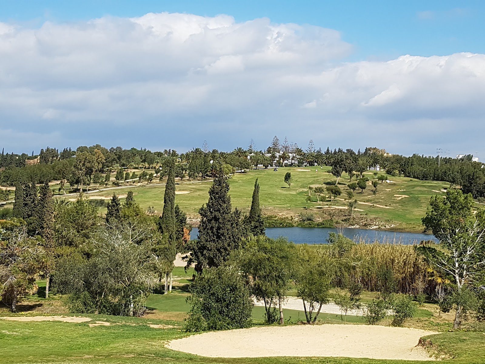 Yasmine Golf Club, Hammamet, Mediterranean fairway in Tunisia