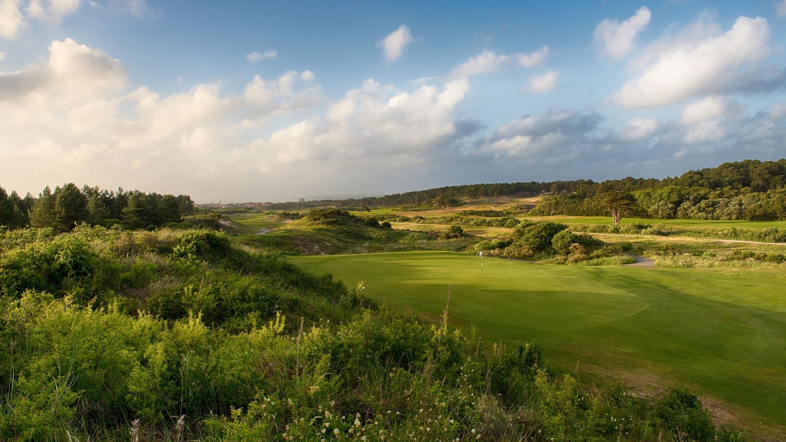 Golf du Touquet La Mer course, links fairways in the dunes on the Opal Coast of northern France