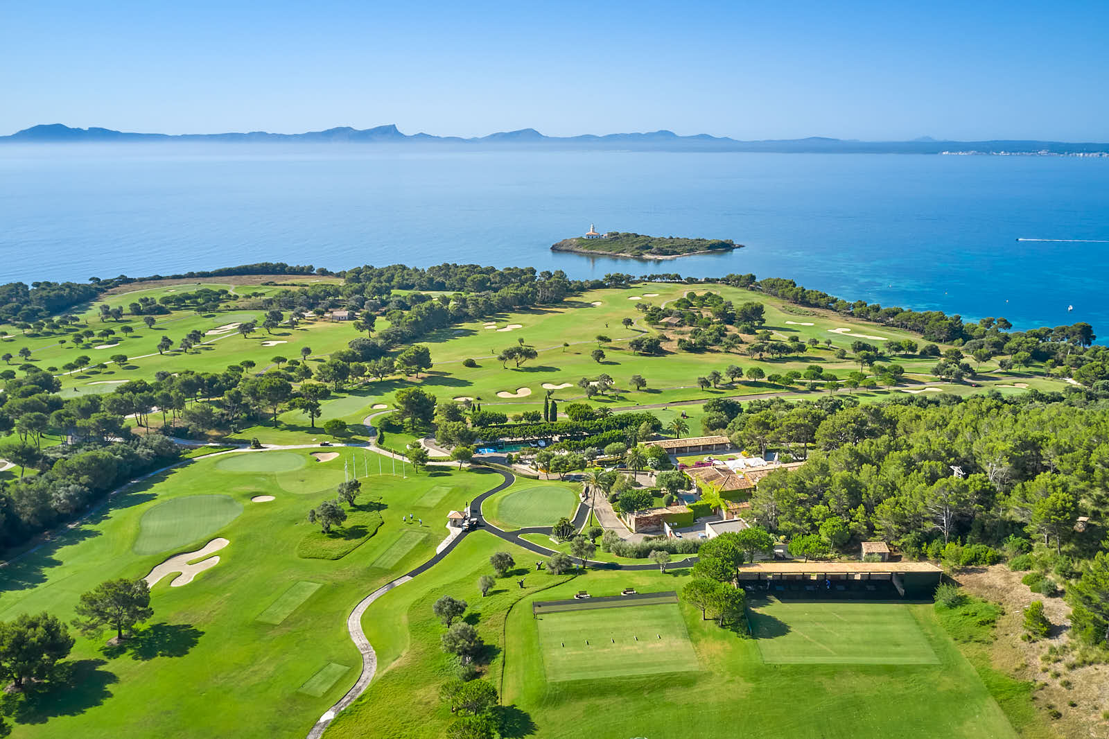 Club de Golf Alcanada on the seaside near Alcudia, Mallorca
